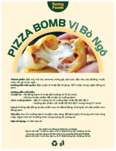 PIZZA BOMB BÒ NGÔ