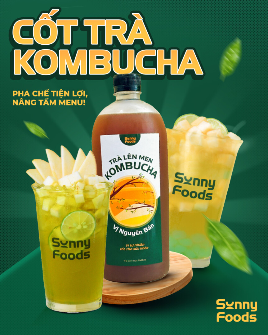 Cốt trà len men Kombucha